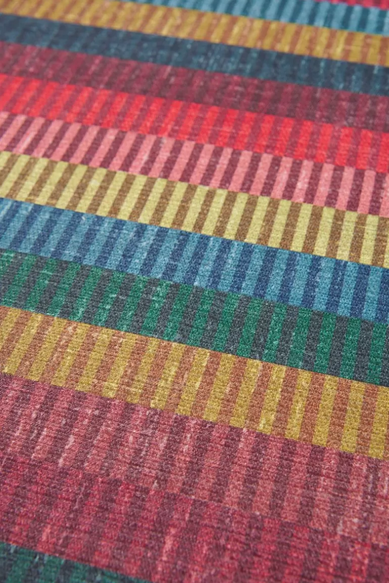 Tapis de Couloir Élégant à Rayures Jacquard – Design Multicolore Pip Studio | Promotion Spéciale