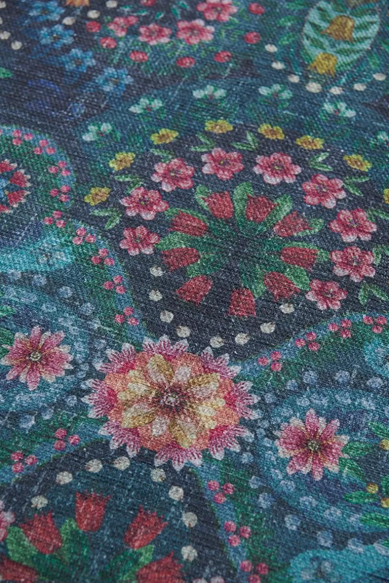 Tapis d'Intérieur Élégant « Éclat Lunaire » - Création Pip Donker en Bleu Nuit | Collection Printemps 2024
