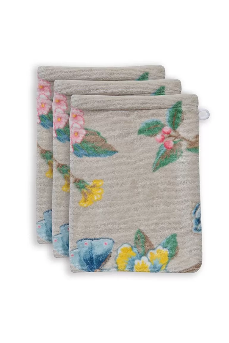 Pip Studio - Ensemble de 3 Gants de Toilette 