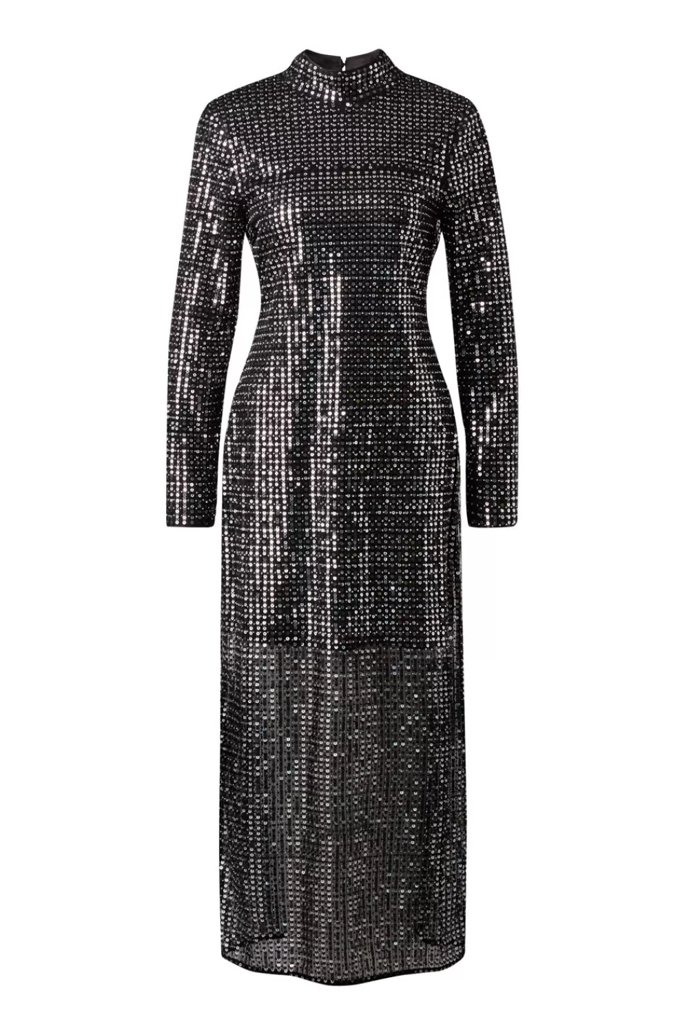 Robe longue scintillante paillettes minuit - Collection élégante Malina Zuri